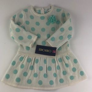 Girls 6-9 month Cherokee Sweater Dress NWT